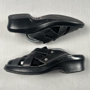 Ariat Black Cross Strapped Women’s Size 9 Black Man Made Leather Sandals 20452